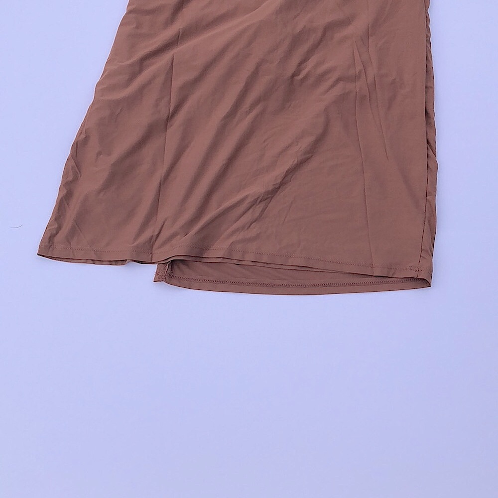 NWT Urban Outfitters Lumiere Spaghetti Strap Mini Dress In Cocoa Various… - Picture 7 of 8